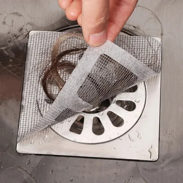 20PCS Disposable Shower Drain Hair Catcher – No Clogs, No Mess!