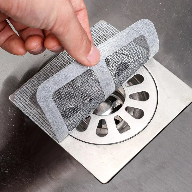 20PCS Disposable Shower Drain Hair Catcher – No Clogs, No Mess!