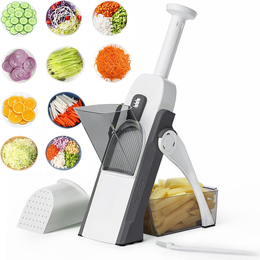 Multifunctional Manual Vegetable Slicer & Chopper – Adjustable Kitchen Tool