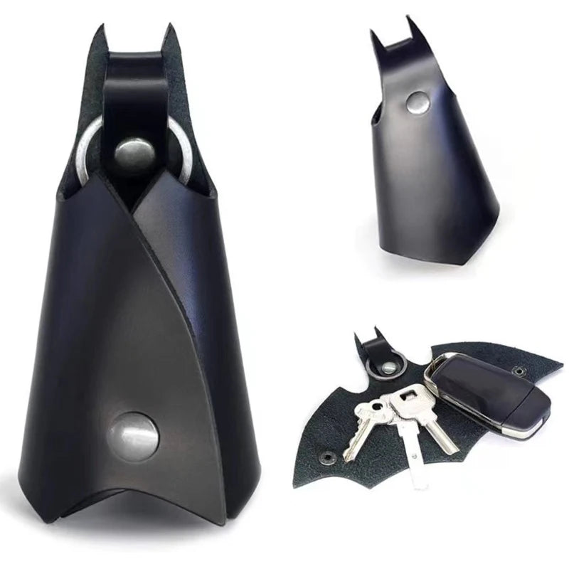 Batman Leather Keychain | Unisex Key Holder